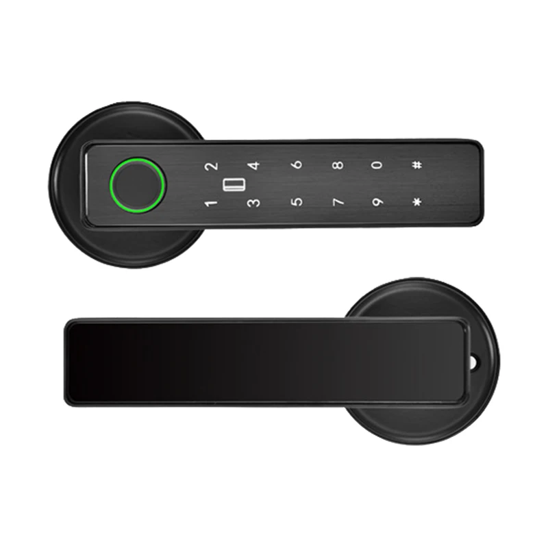 Tuya SmartLife APP WiFi Remote Control Smart Fingerprint Password RFID IC Card Sensing Single Latch Deadbolt Lock fingerprint door lock smart door lock electronic lock smart lock password lock