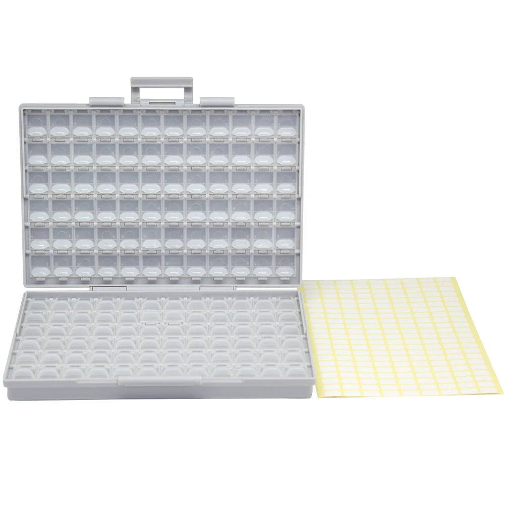 SCATOLA PLASTICA CONTENITORE GIOIELLI PERLINE UTENSILI VITI VARI SCOMPARTI 68517 | Leroy Merlin
