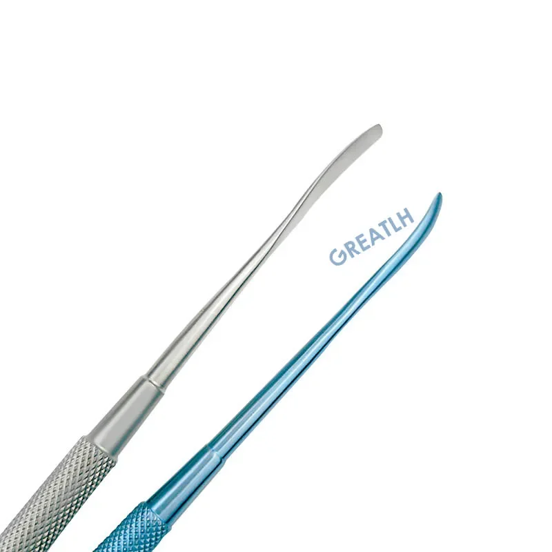 Titanium alloy stainless steel Freer periosteal elevator double-ended ophthalmic surgical instruments round handle ophthalmic tool surgical instruments