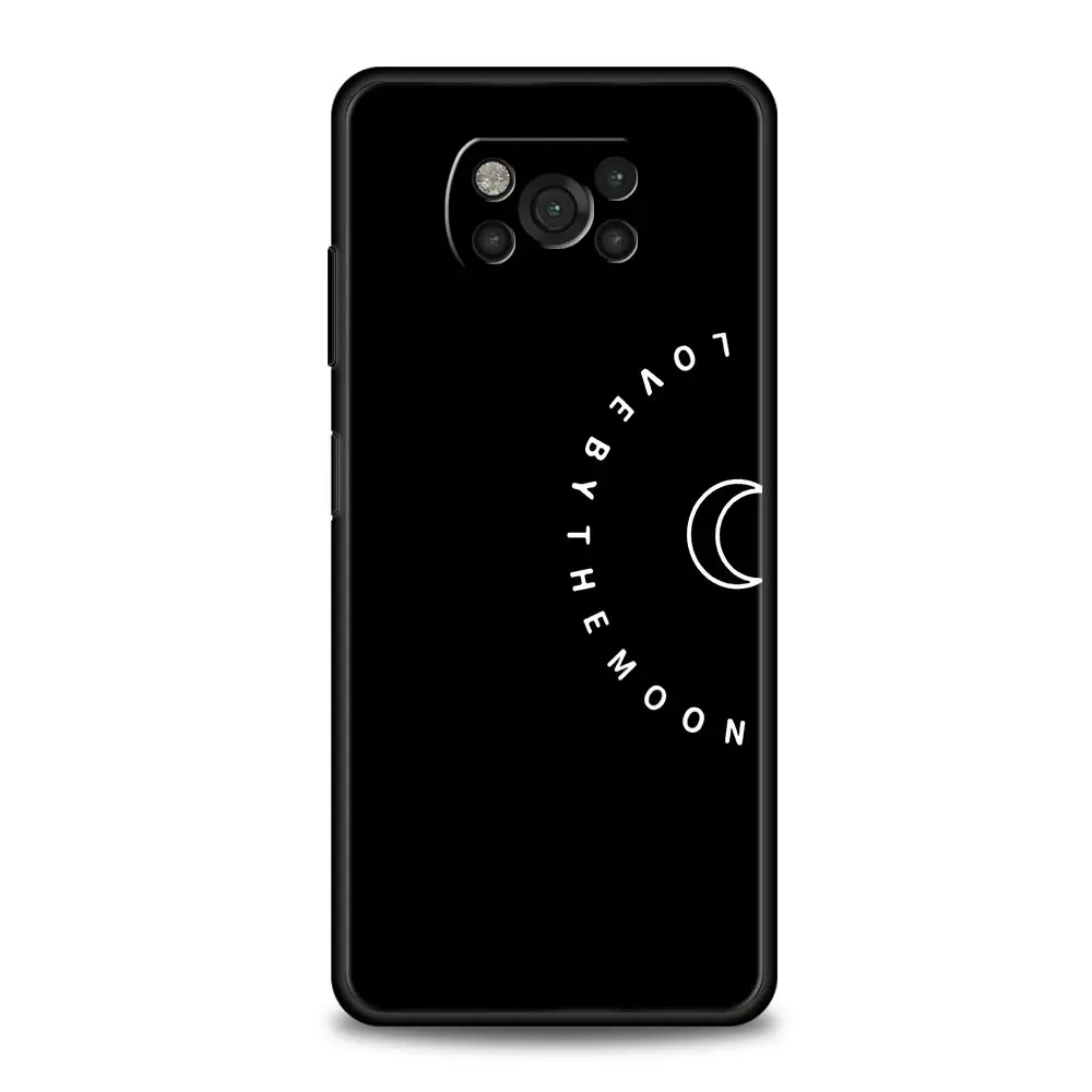 Romantic Black and White Love Sun Moon Phone Case Cover
