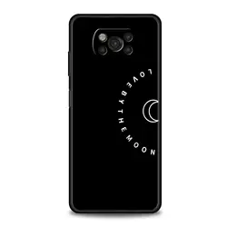 Romantic Black and White Love Sun Moon Phone Case Cover for Poco F4 (A1)