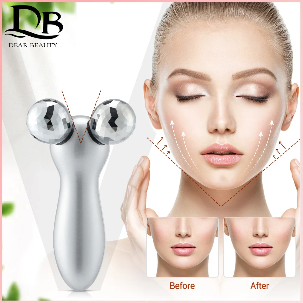 Micro-current Stimulation Roller Massage Instrument Multifunctional Electric Face-lifting Vibration Firming V Face Resist Aging