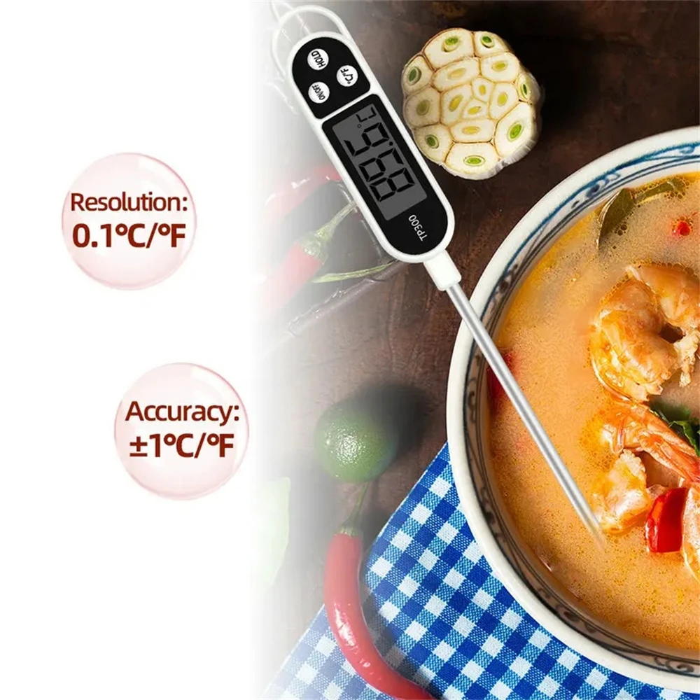Digital Kitchen Food Thermometer TP300 Water Oil Thermometer for Meat Cooking Food Probe BBQ Electronic Oven Kitchen Tools 2