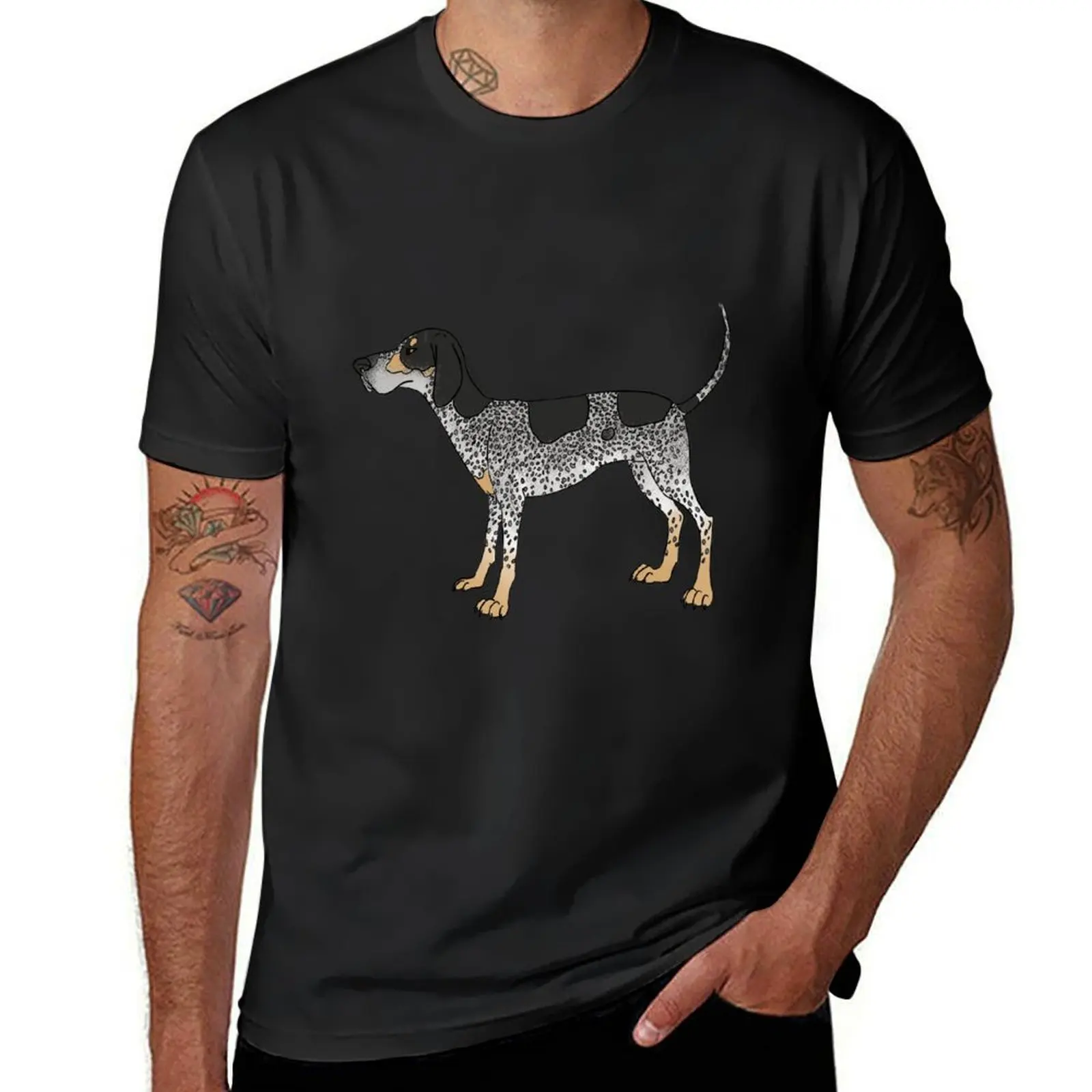 

Bluetick Coonhound T-Shirt blacks boys whites cute tops plain t shirts men