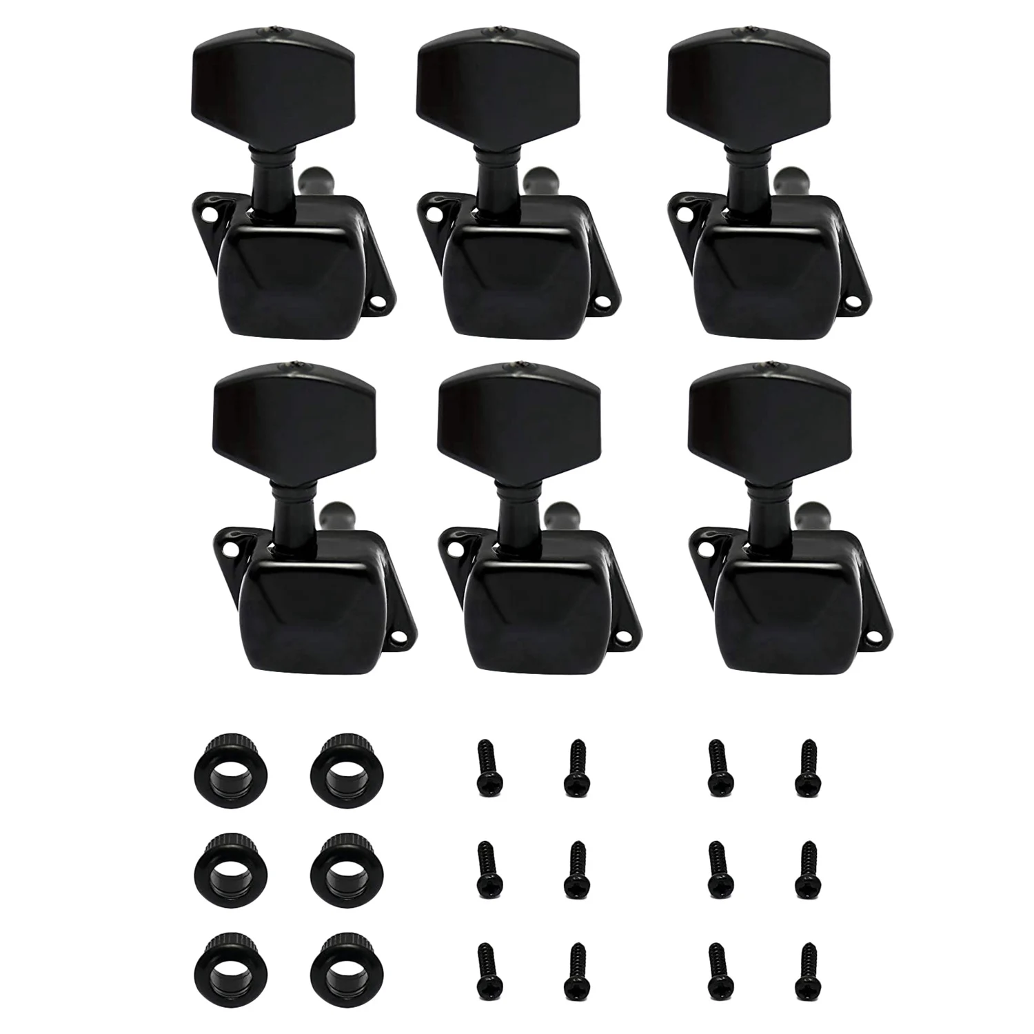 

6Pcs String Tuning Pegs Machine Heads Tuners Right Hand Electric Acoustic Guitar Parts Replacement