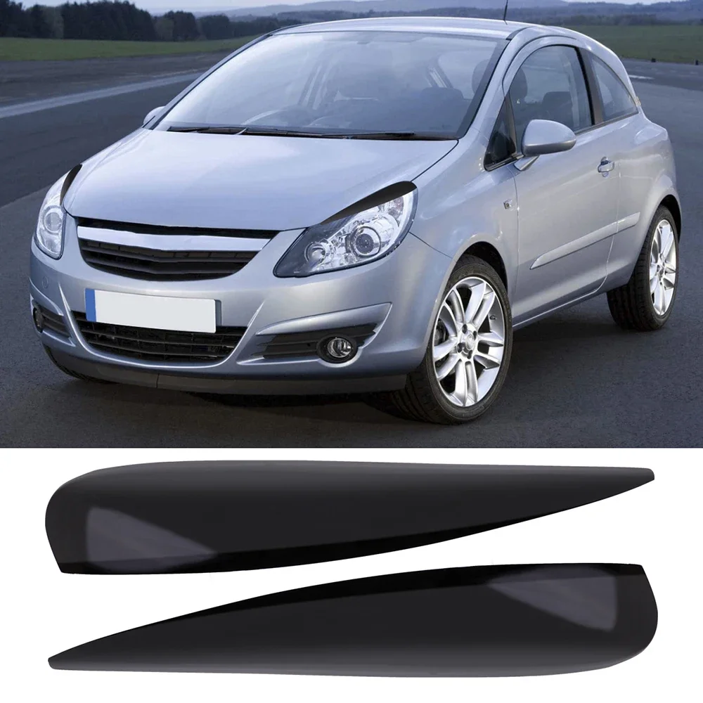 Sleek Headlamp Eyebrow Spoilers - Stylish Car Accessory