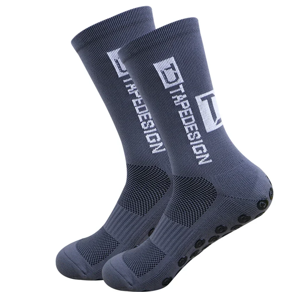 Men's Non-Slip Grip Athletic Socks - Ideal for Soccer, Football, Basketball & Cycling