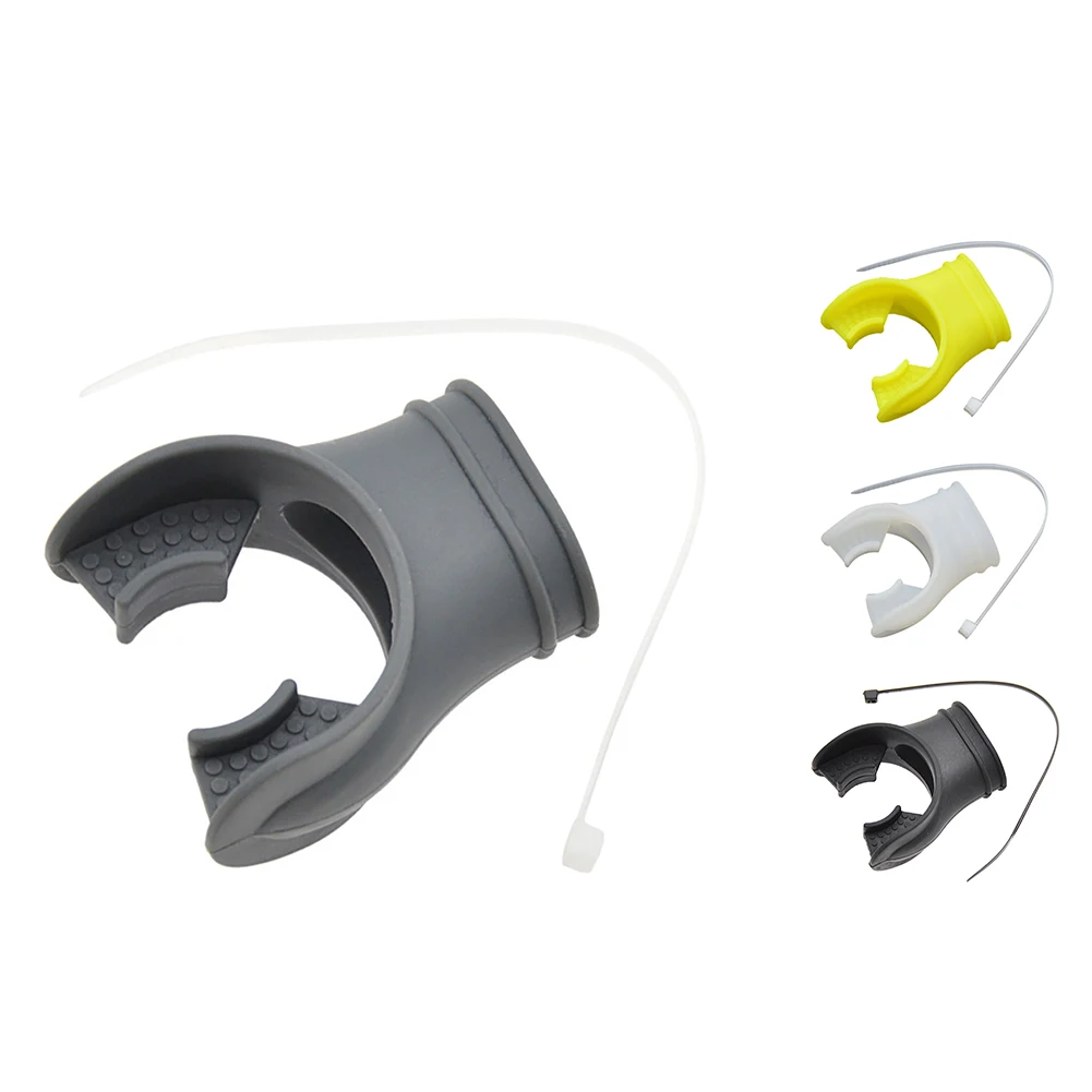 Scuba Diving Snorkel Regulator Mouthpiece Second Stage Mouthpieces Cover Soft Colorful Underwater Diving Snorkeling Equipment optical pc hemispherical cover 1000 m pressure resistant underwater robot rov camera spherical cover 110 outer diameter