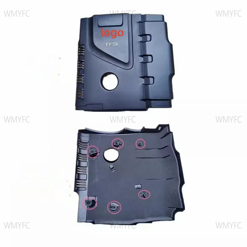 

Для Audi A4 A4L A6L A5 A7 Q5 1999-2022 1,8 T 2,0 T 2,4 2,5, верхняя крышка автомобильного двигателя, защитная пластина, декоративная крышка