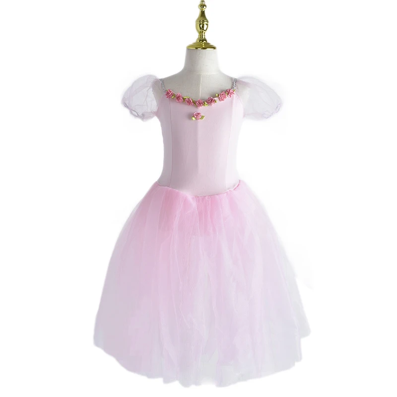 

2023 New Ballet Tutu Skirt children Women Dress Long Vestidos For Girls Performance Clothing Swan Belly Dance Skirts