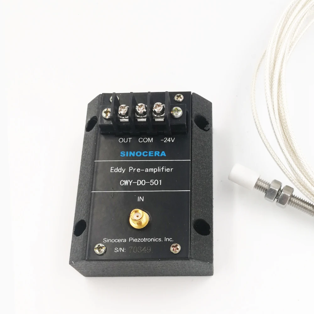 

Eddy current displacement transducer