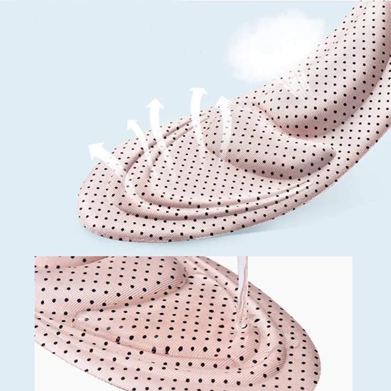 4D Memory Foam Sport Insoles Plantar Fasciitis Arch Support Shoe Inserts Sneakers Cushioning Anti-slip Template Insole Men Women