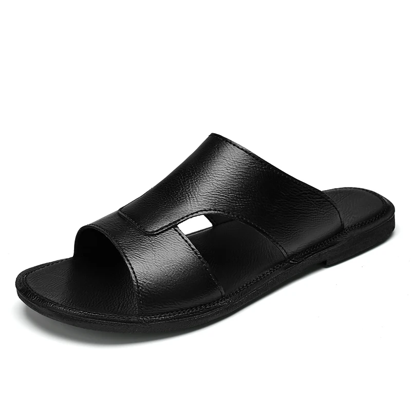 men's shoes high quality comfortable soft sole soft surface men's sandals simple casual Anti slip beach sandals slippers men