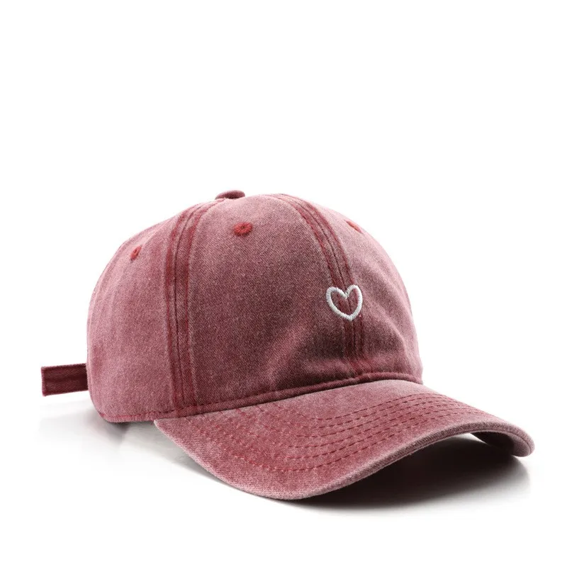 2023 Four Seasons Cotton Love Embroidery Casquette Baseball Cap Adjustable Outdoor Snapback Hats for Men and Women 219 5