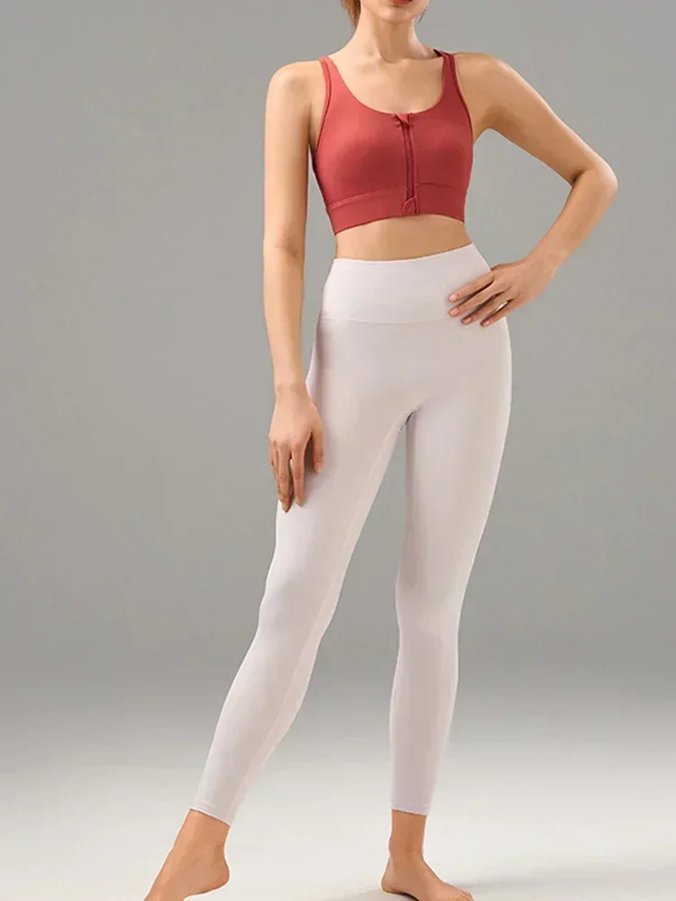 Yoga Pants Summer High Waist Hip Sports Tights High Elastic Nude Abdomen Fitness Pants