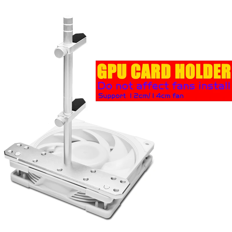 Computer Aluminium Video Card Holder Graphics GPU Card Support Bracket