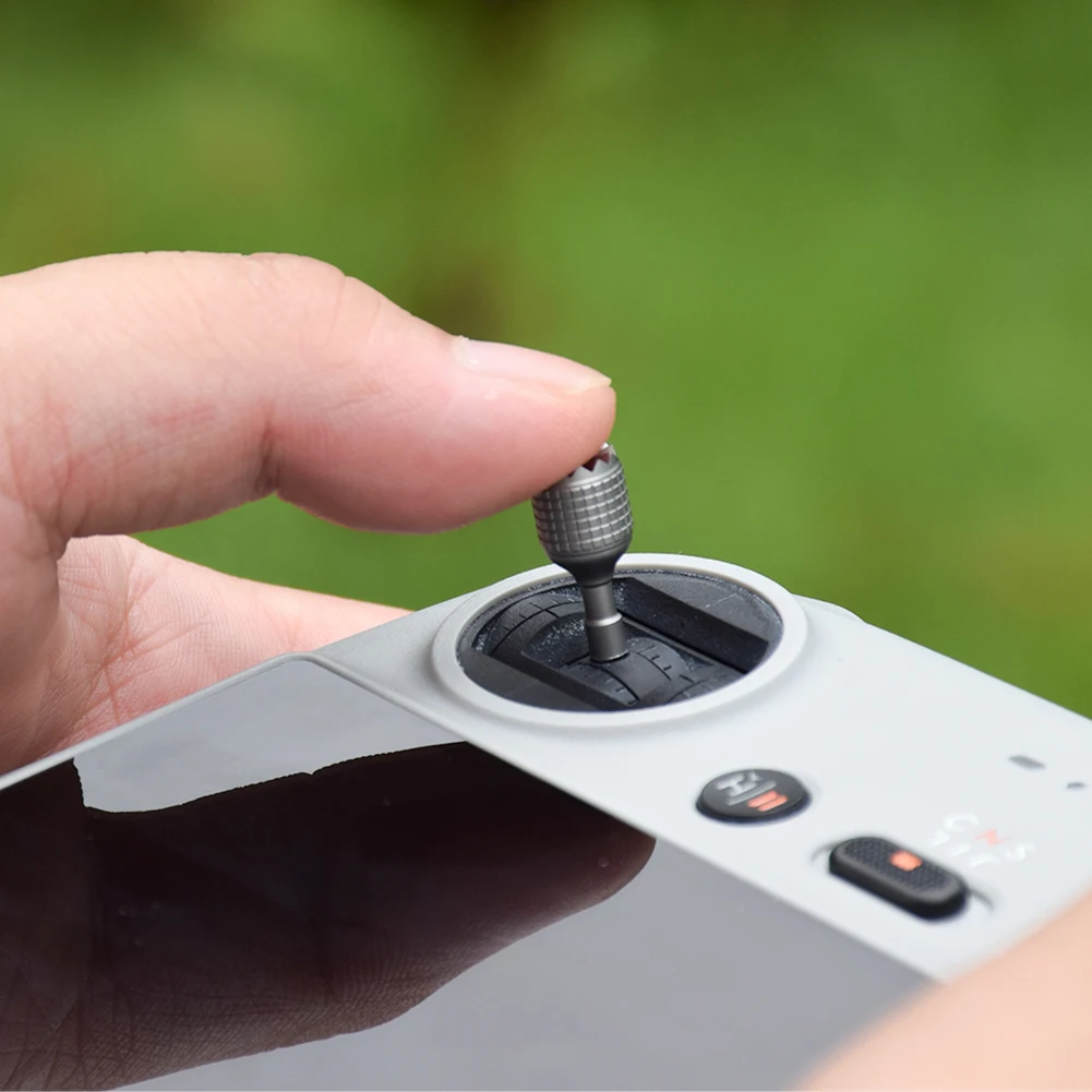 2 PCS RC Controller Sticks Aluminum Alloy Remote Controller Sticks Replacement Control Joystick Thumb Rocker for DJI Mini 3 Pro