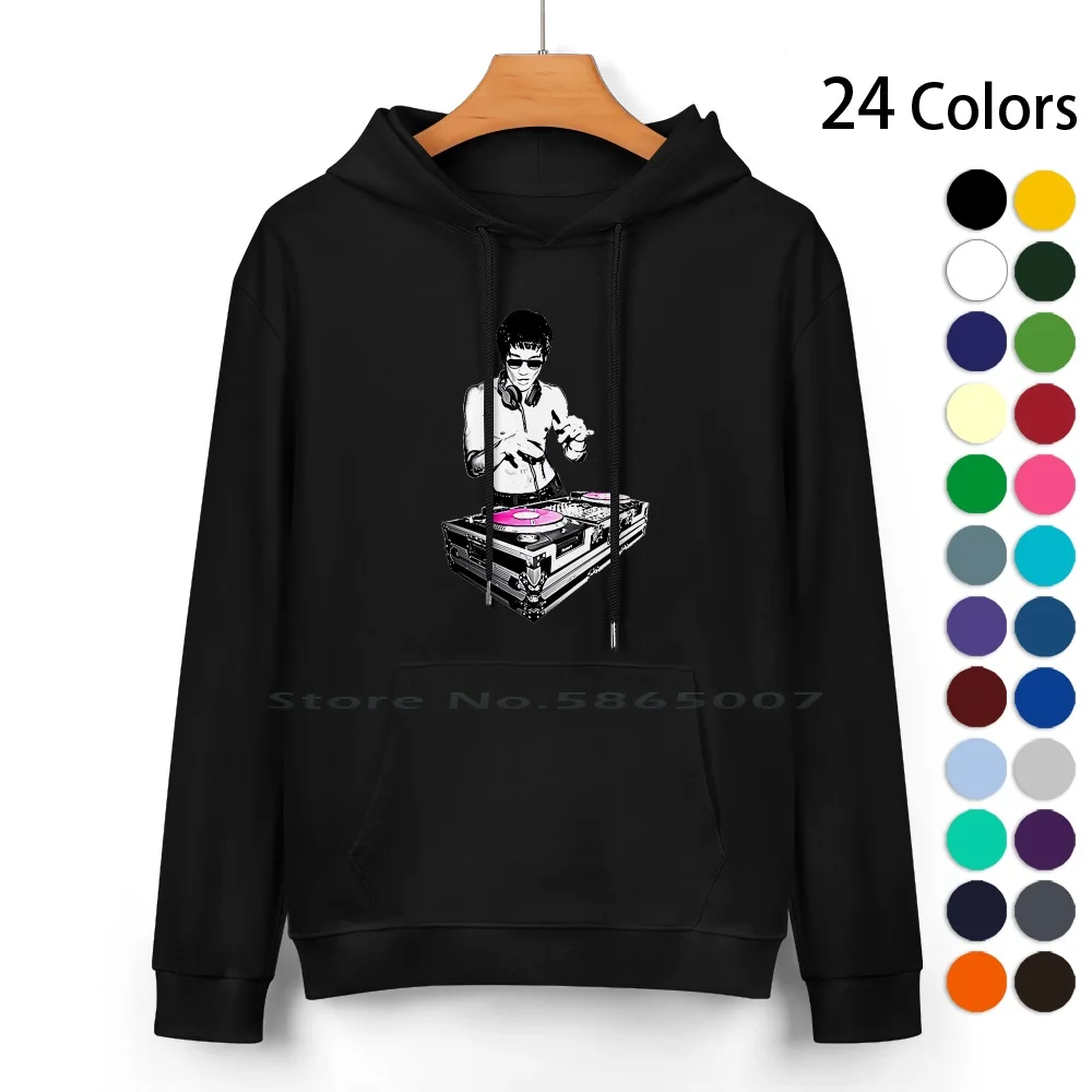

Bruce Lee Dj Vintage Party ( Mod-Remaster ) Perfect Gift Essential T-Shirt Pure Cotton Hoodie Sweater 24 Colors Bruce Lee Dj