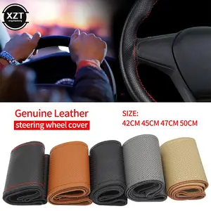 Couvre Volant Alcantara Look Zwart Rouge / Couvre Volant Cuir / Protection  Volant