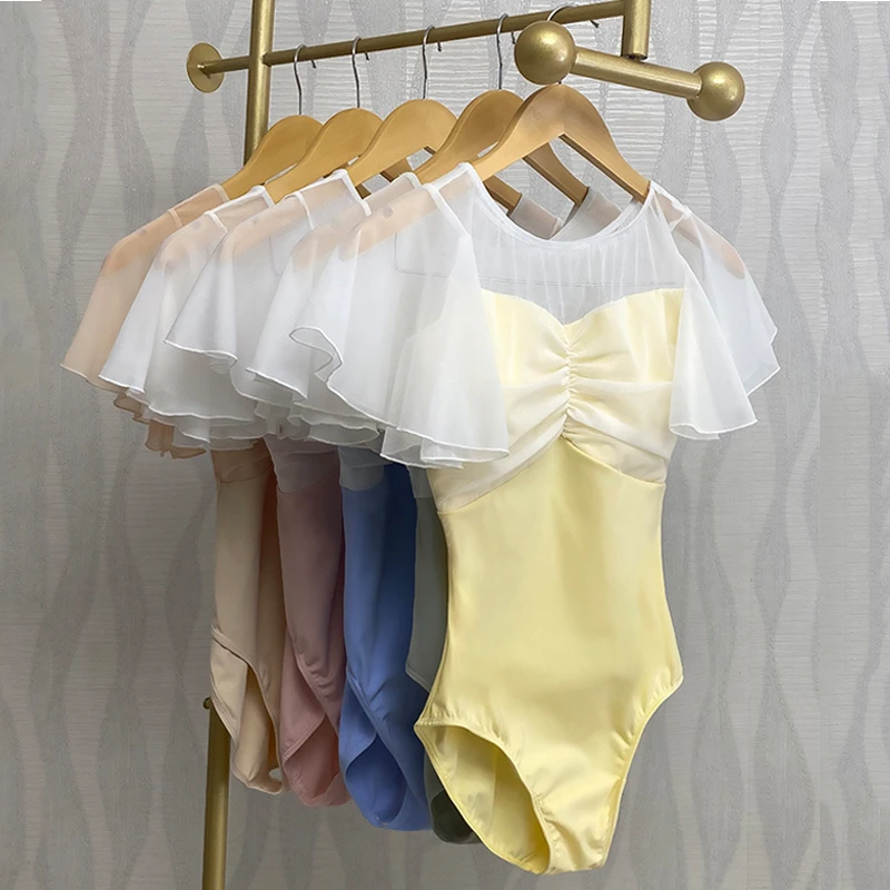 

Ballet Dance Leotard Women Ballet Outfit For Girls Tutu Dancewear Gymnastics Training Practice Clothing Skating Bodysuit JL5156