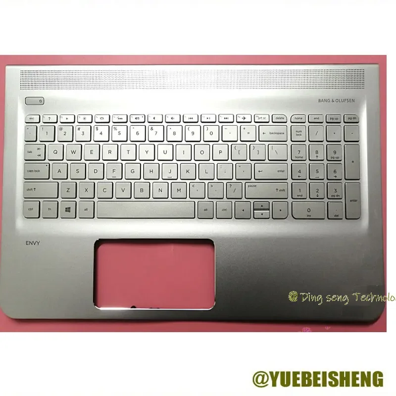 

YUEBEISHENG New For HP ENVY 15-AE 15-AH M6-P M6-P113DX palmrest US keyboard upper cover 812692-001