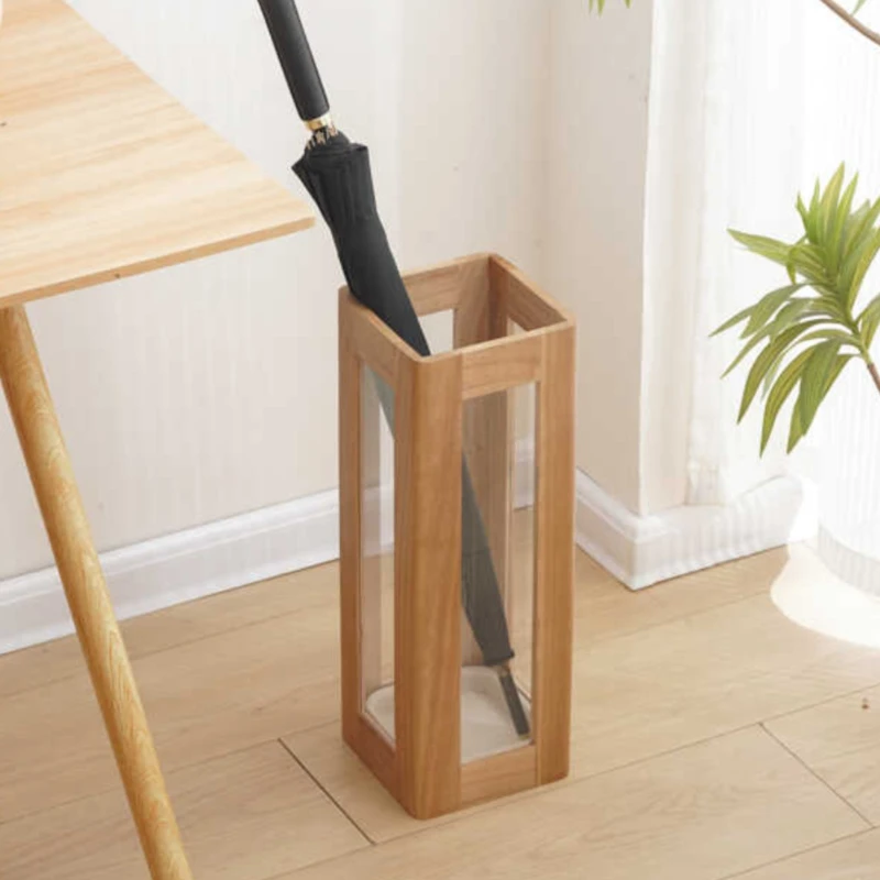 Umbrella Storage Rack Home Door Commercial Hotel Large Capacity Rack Chinese Solid Wood Living Room Furniture