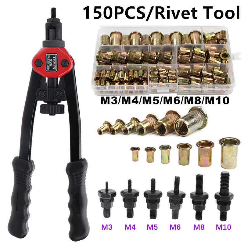 

150 шт., заклепочные гайки BT605 M3 M4 M5 M6 M8 M10