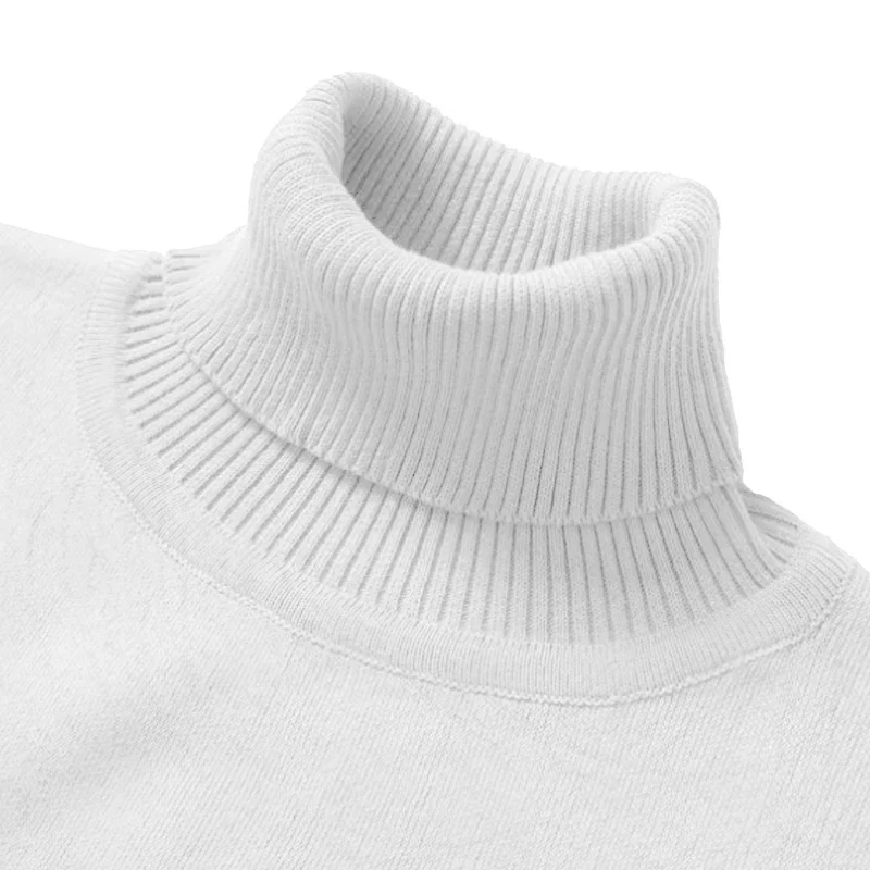 Autumn and Winter New High Neck Sweater Slim Fit Lightweight Sportswear Knitted Pullover Casual Slim Fit Long Sleeved Sweater turtleneck sweater basic sweater jacquard sweater