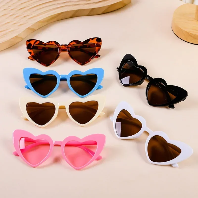 Kids Sunglasses Sun Glasses Kids Heart Sunglasses Summer Sunflower Sunglasses Girls Boys Cute Lovely Heart Retro UV400