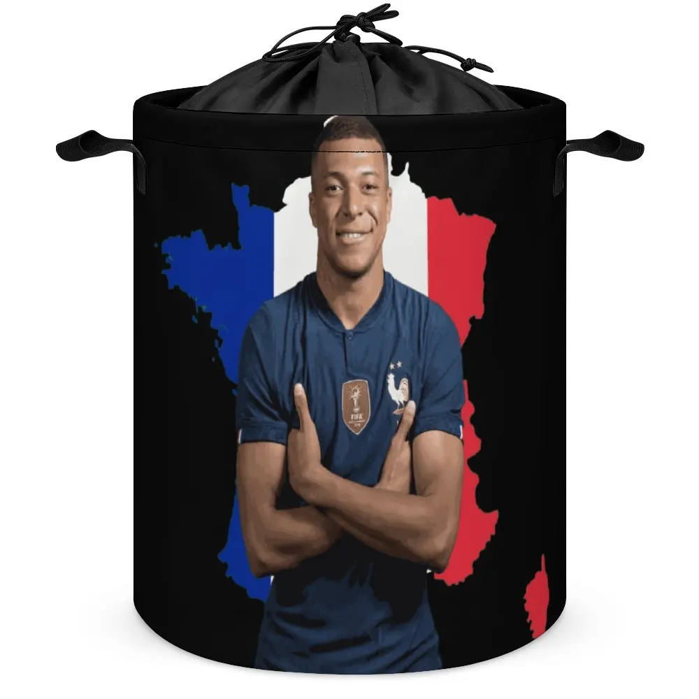 Scatola Portaoggetti Mbappe E Mbappé Kylian Champion France Football Team Soccer 35 Cesto Portabiancheria Grande Capacità Può Essere Piegato Living