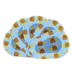 Adhesive Eye Patches for Kids with Fun Designs (60 Count) (Blue)
