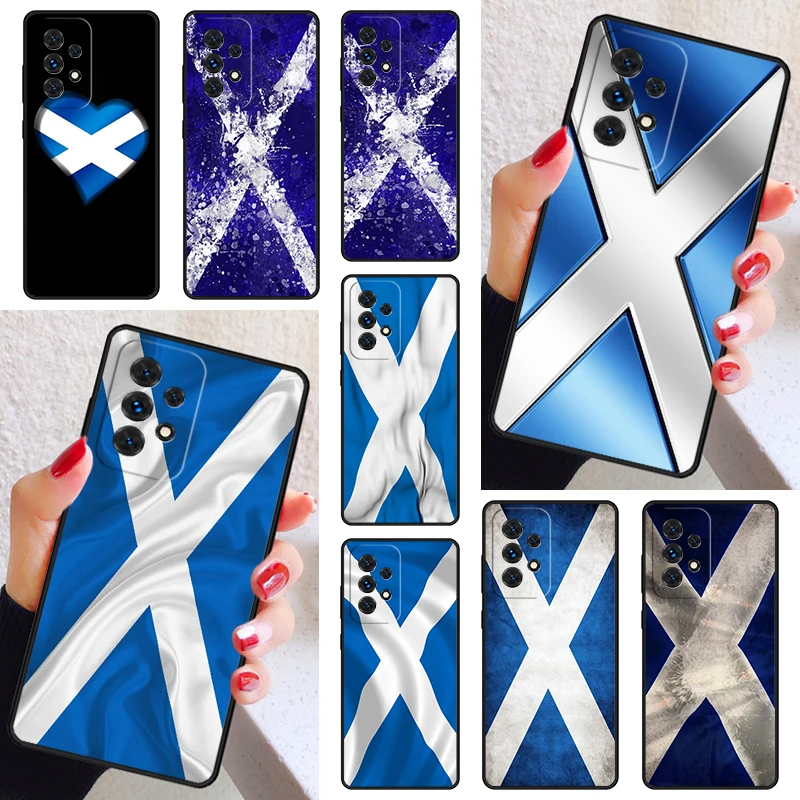 Bandiere Nazionali Scozia Scottish Europe Flag Custodia Per Telefono Per Samsung A52 A72 A73 A20E A21S A50 A70 A42 A31 A40 A51 A71 A32 A80 A91