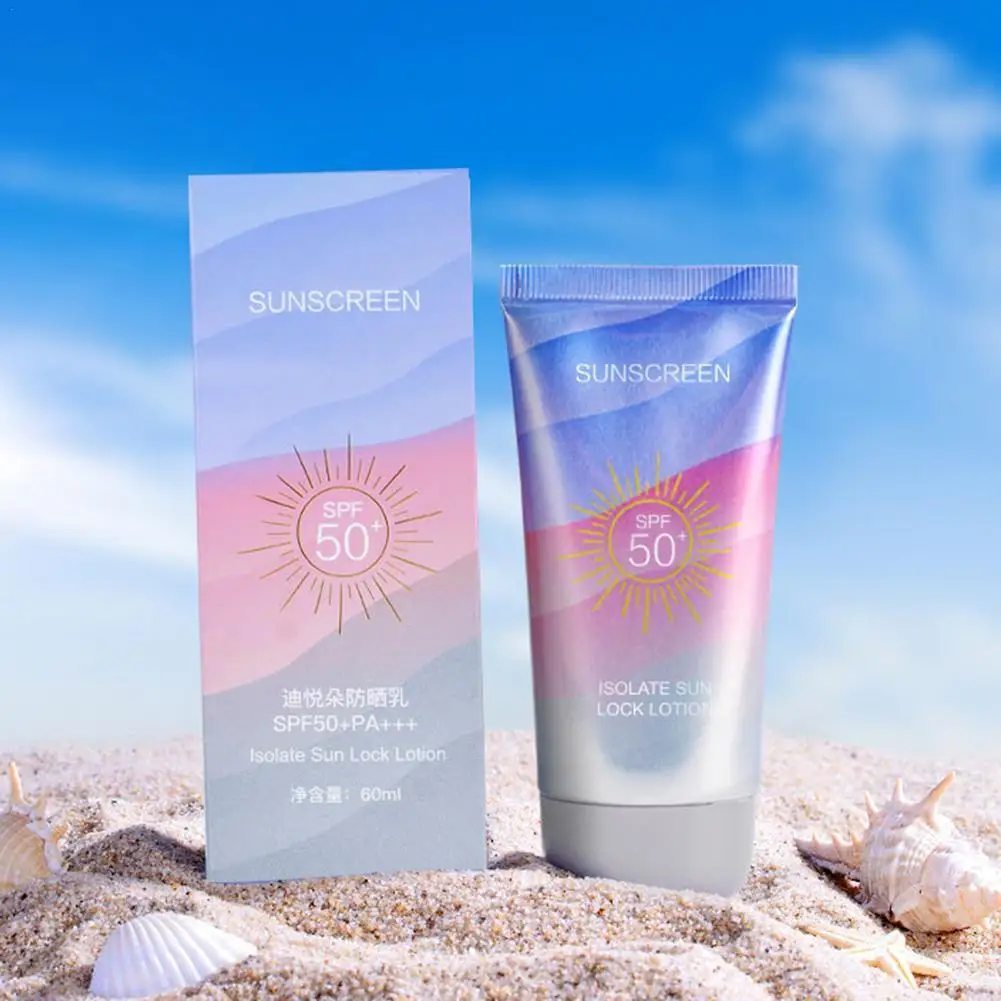 

Изоляционный солнцезащитный крем SPF50 с защитой от солнечных лучей, женский крем с защитой от пота, увлажняющий крем для контроля жирности Z6H9