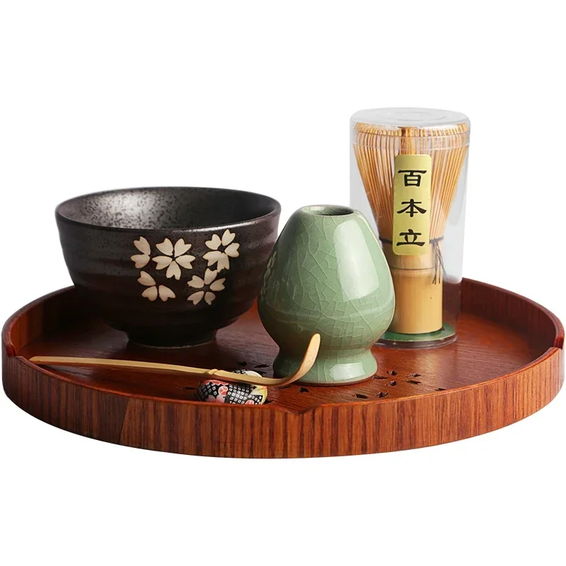 Japanese Matcha tea Sets Bamboo Brush Set Natural Bamboo Matcha Tea Accessories Kung Fu Teacup Tools