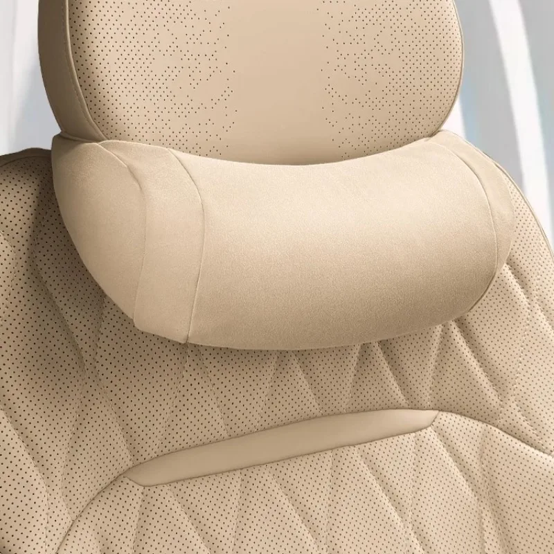 Car Headrest Neck Support Pillow Plush Breathable Soft Memory Foam Neck Pillow For GEELY Monjaro KX11 Xingyue L 2024 2025 detail image 5