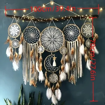 Boho Moon Dream Catcher Set 1