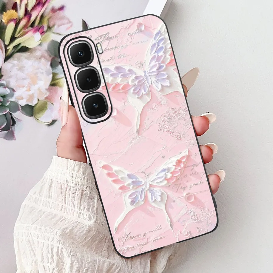 Luxury Dragon Butterfly Soft Silicone Phone Case