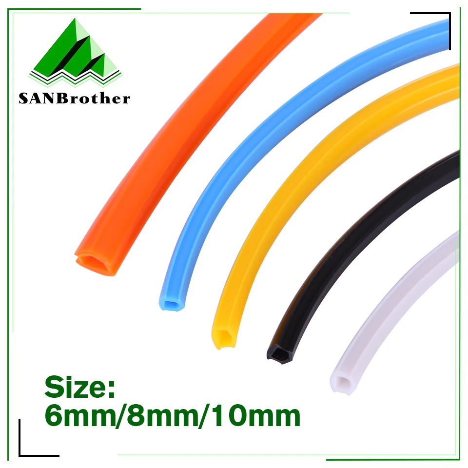 

Ender 3/ CR10/ 1M CNC 20 series 6mm flat seal for 2020 aluminum profile soft Slot Cover/ Panel red/Orange/black/blue