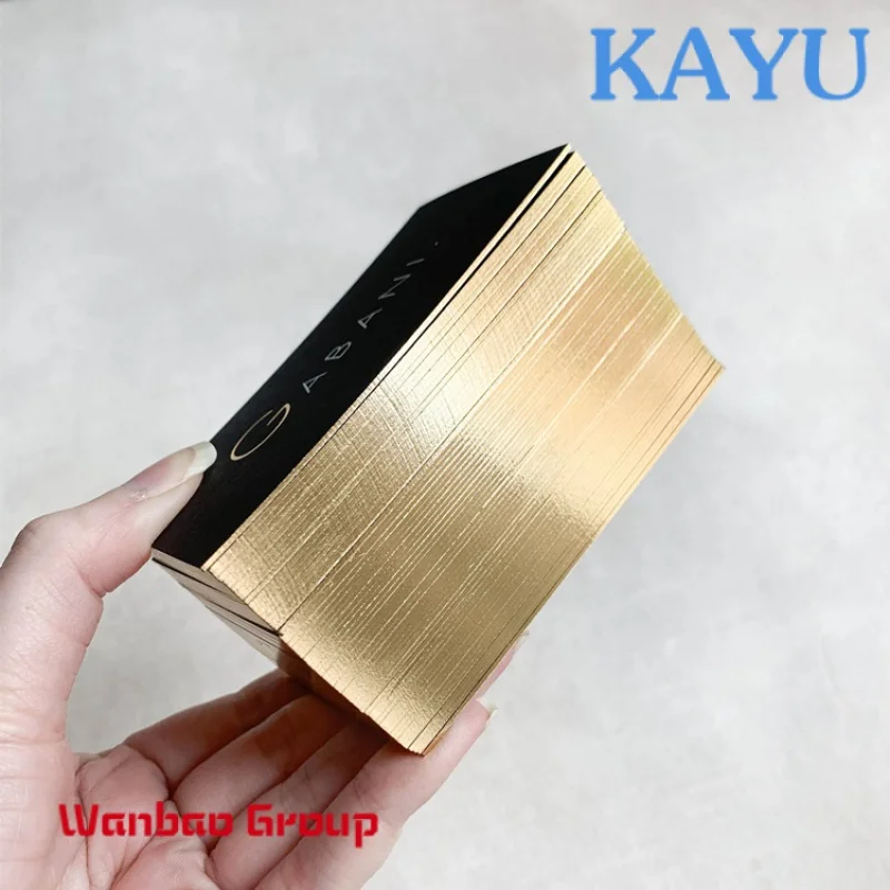 Custom  Custom printing luxury hot stamping paper cardboard business card with gold edge
