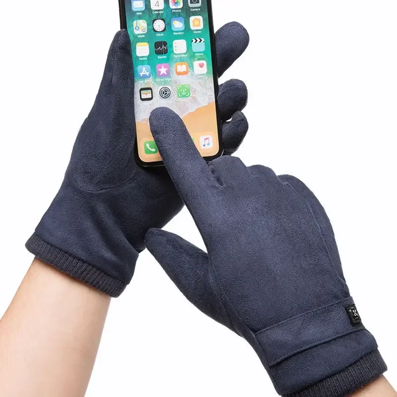Winter Running Gloves, Touch Screen Warm Gloves Men & Women, Insulated Anti-Slip Windproof Waterproof Cycling Driving Texting