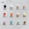 CF5 30pcs Cute Mini 4MM Ceramic Flower Shape Nail Art Decoration Handmade Ceramic Flower 1