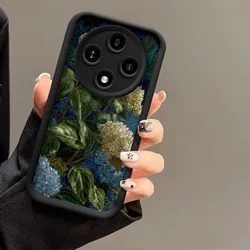 Creative Blue Hydrangea Floral Phone Case - Stylish Soft Cover for Huawei nova 7 SE (JGHCX375J1)