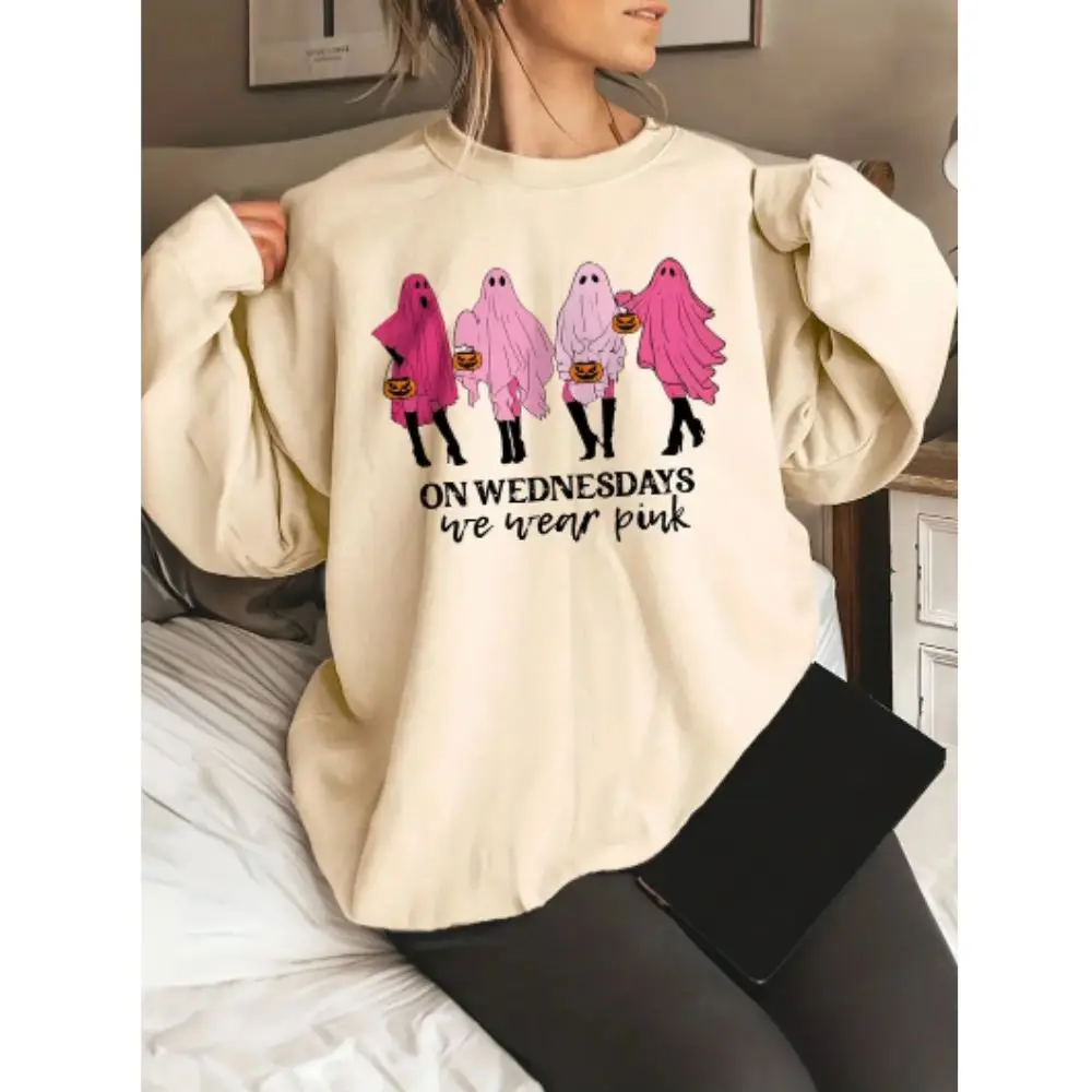 Fashion Pullover Crew Neck Sweatshirts For Fall & Winter Plus Size Casual Sweatshirt Loose Hooded Top
