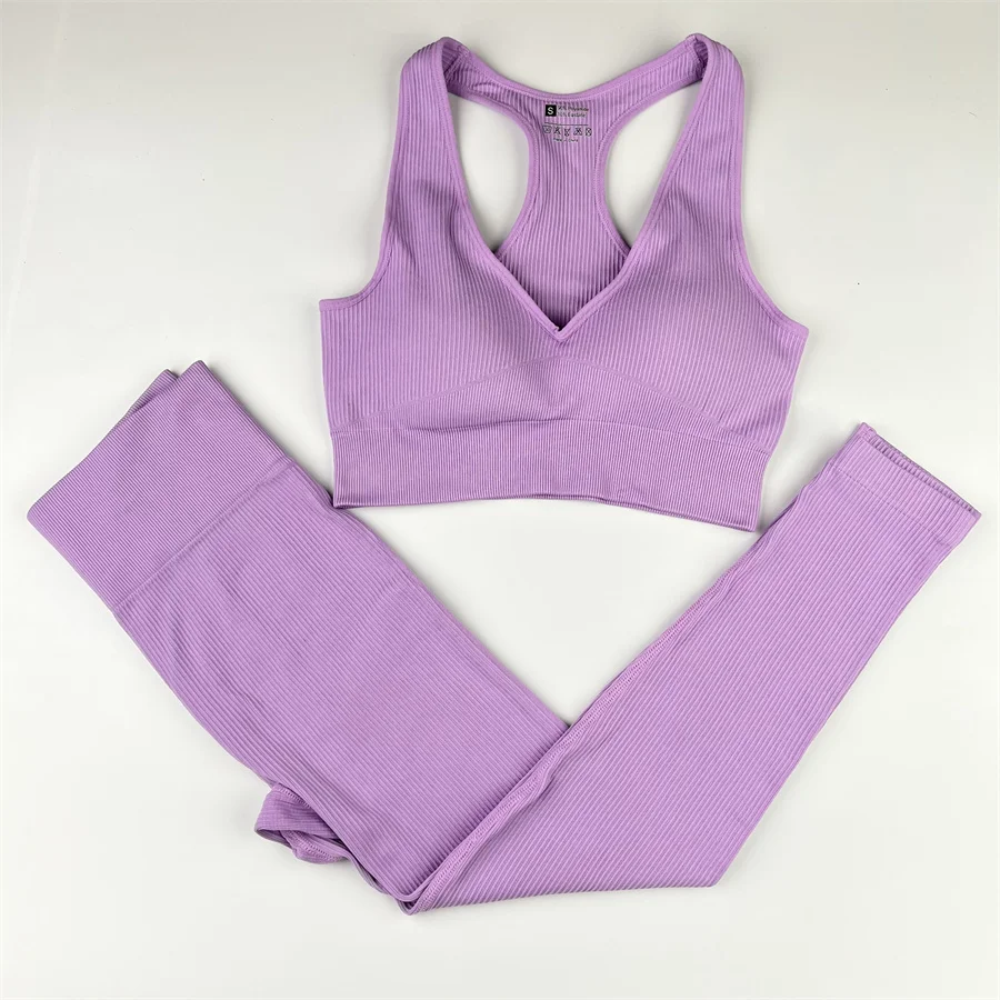 Tanie 2 Pieces Seamless Women Yoga Set Workout Sportswear Gym Clothing sklep