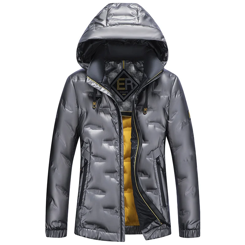 

Down Jacket Men 2024 Men's Clothing Hooded Mens Jackets Warm Winter Clothes White Duck Coat Male Ropa Hombre LXR618