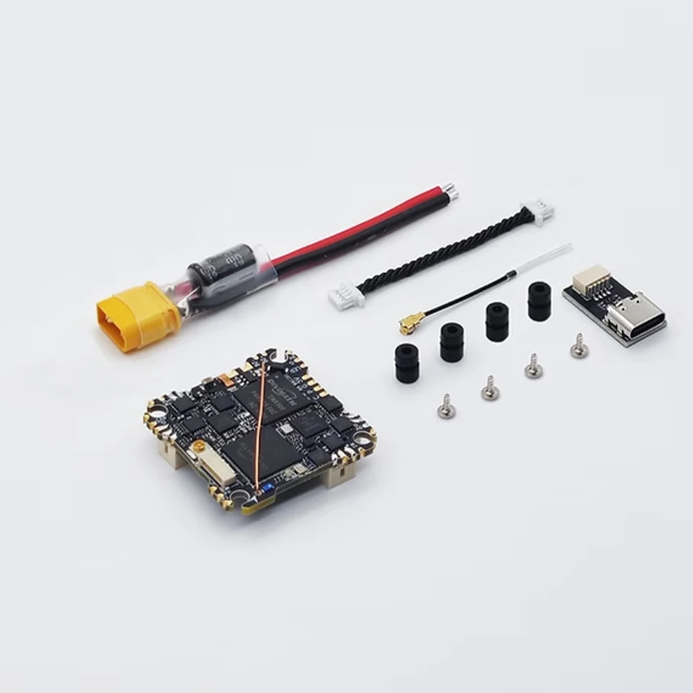Détail des composants de la carte AIO15 15A pour drone FPV