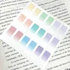 60/90/180 Sheets Transparent PET Waterproof Sticky Note Pads Notepads Posits for School Stationery Office Supplies 2