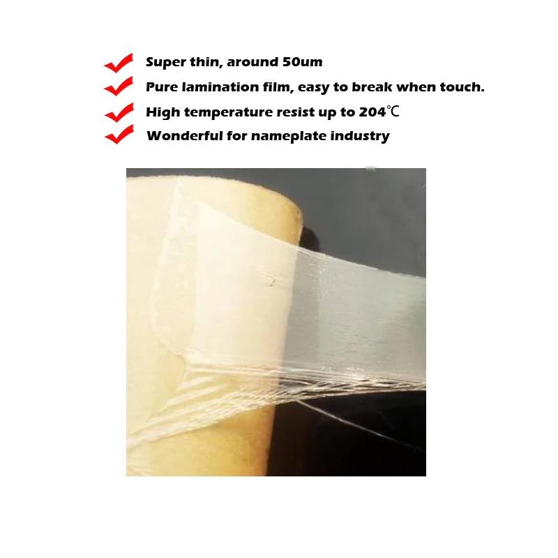 500mmx55M Super Slim Thin Double Sided Adhesive Sticker 3m 467MP Sticky for Electrical Panel Nameplate Case Metal Bonding