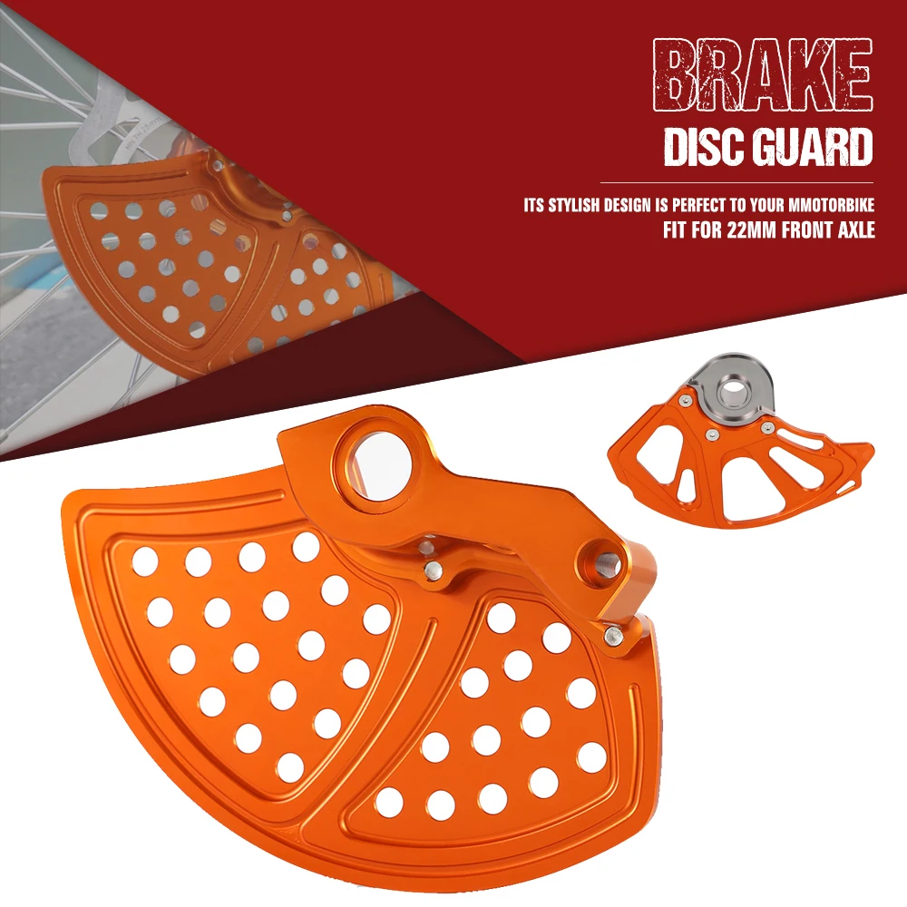 

22mm axle For 125 150 250 300 400 450 500 EXC SX SXF XC XCF XCW XCFW Motorcycle Front Disc Guard Disc brake Protection Cover
