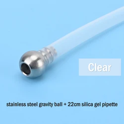 Stainless Steel Car Wash Foam Cannon Filter with Plastic Pipe (Clear)